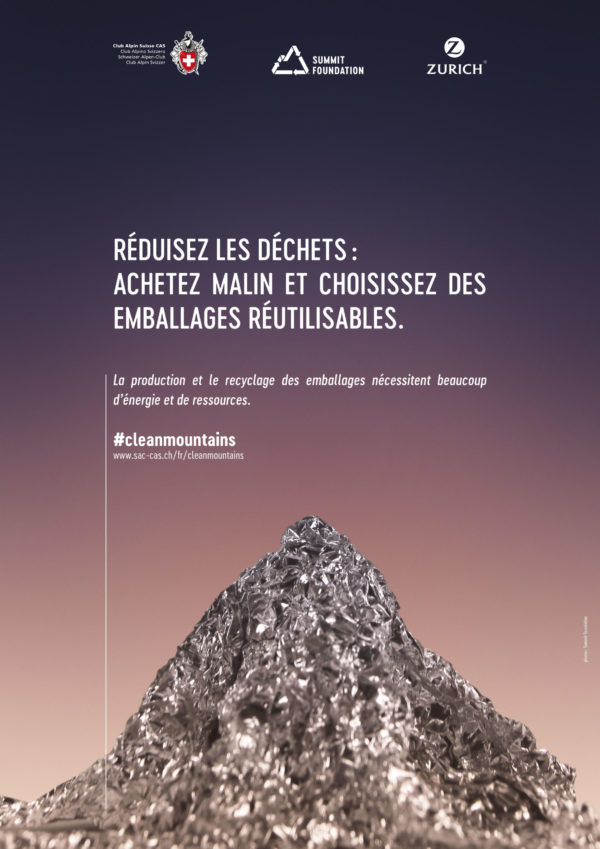 Affiche Clean Mountains - Emballages