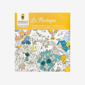 La Montagna - Poster gigante da colorare